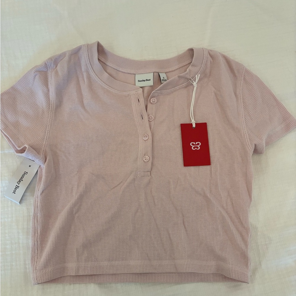 Aritzia’s Sunday Best Waffle Tee